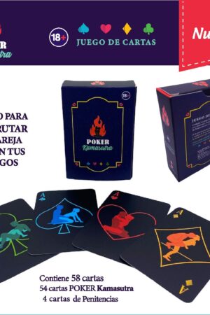 JUEGO DE CARTAS HEROTICAS POKER KAMASUTRA